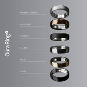 Oura Ring 5 Health & Fitness Tracker Smart Ring, Silver